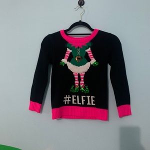 Girls Christmas themed sweater